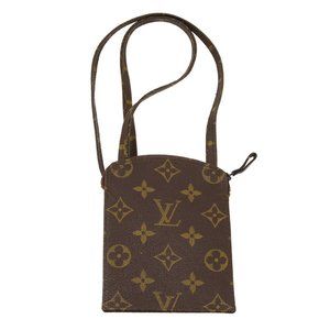 LOUIS VUITTON POCHETTE SECRET SHOULDER BAG POUCH 852 MONOGRAM